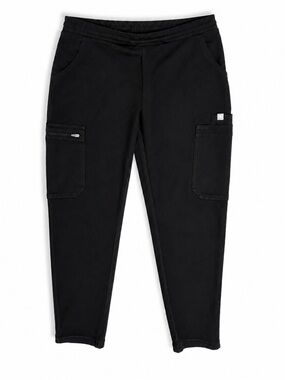 FIGS Technical Collection Black Cargo Scrub Pants